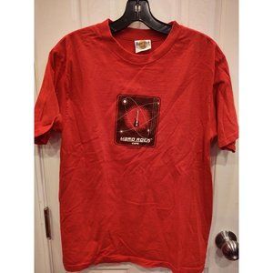 Hard Rock Cafe Cozumel Mexico T Shirt Womens M Red Short Sleeve Guitar Music